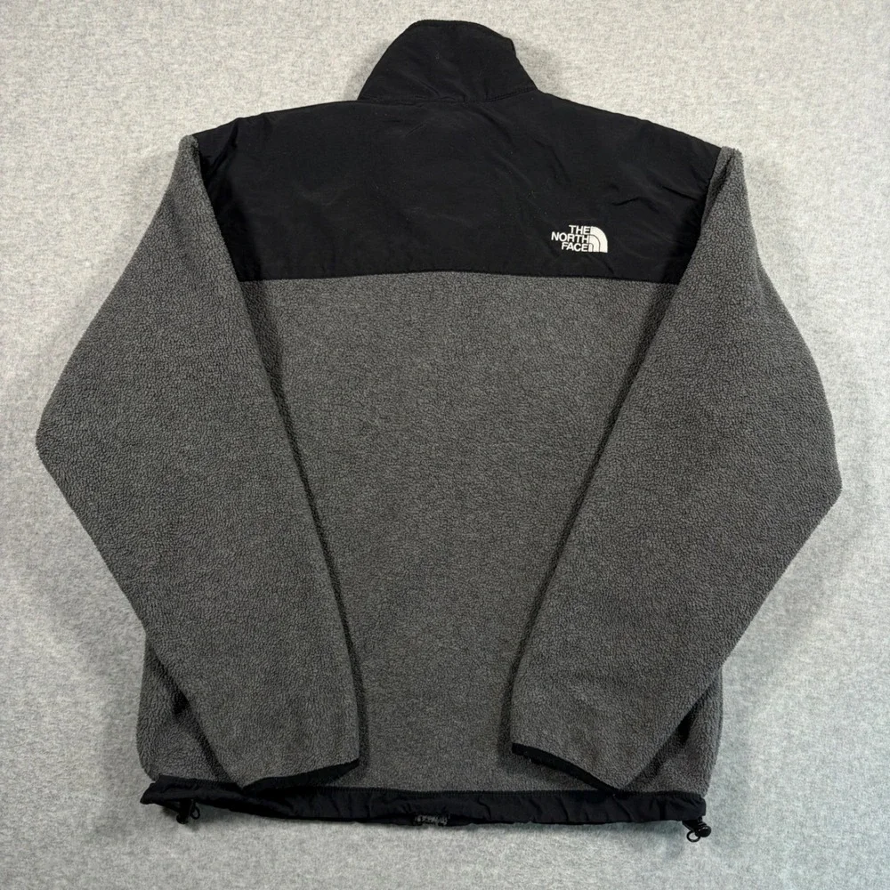 The North Face Denali Fleece Jacket Men Small Gray Black Full Zip Denali 1